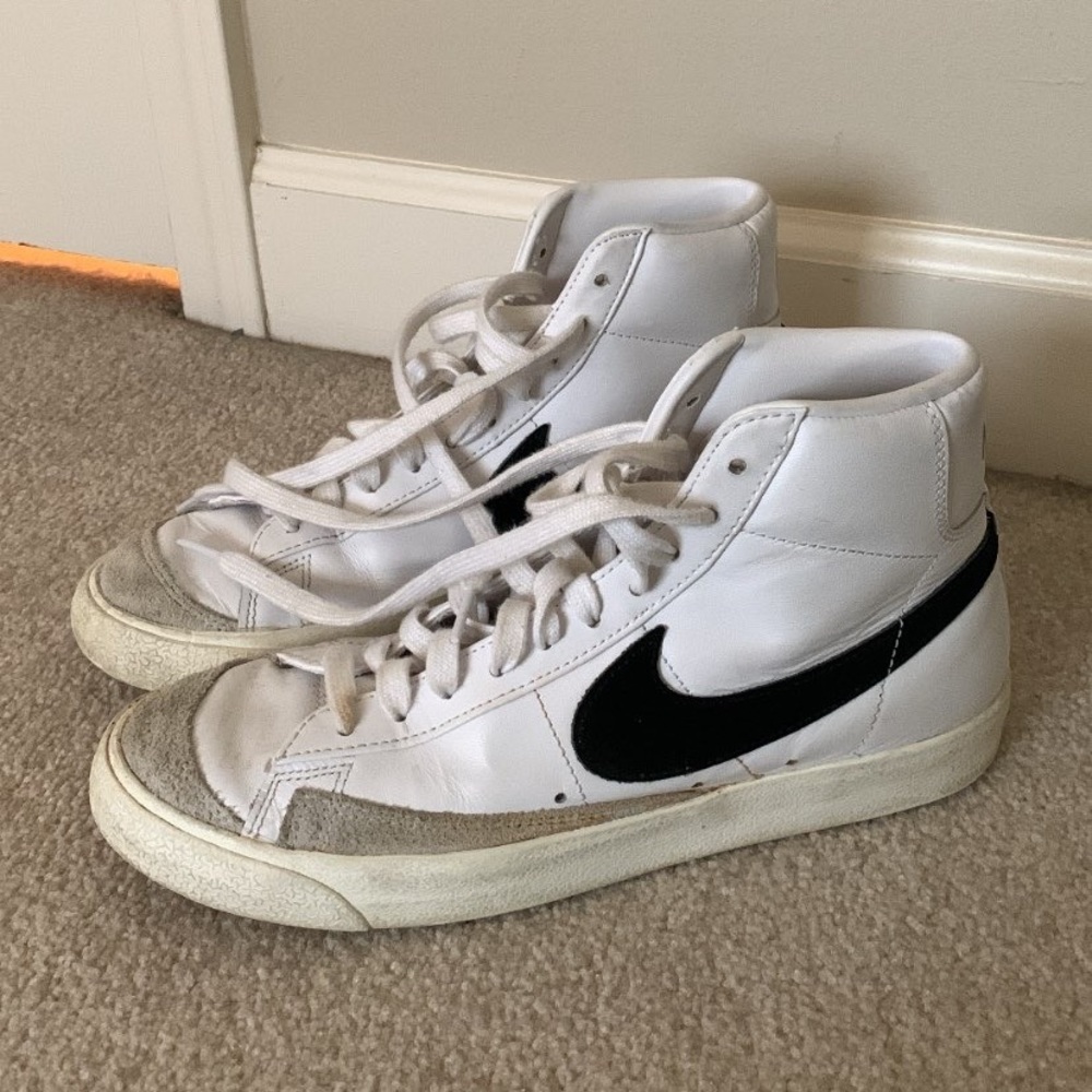 Black and white Nike Blazer Sneakers
